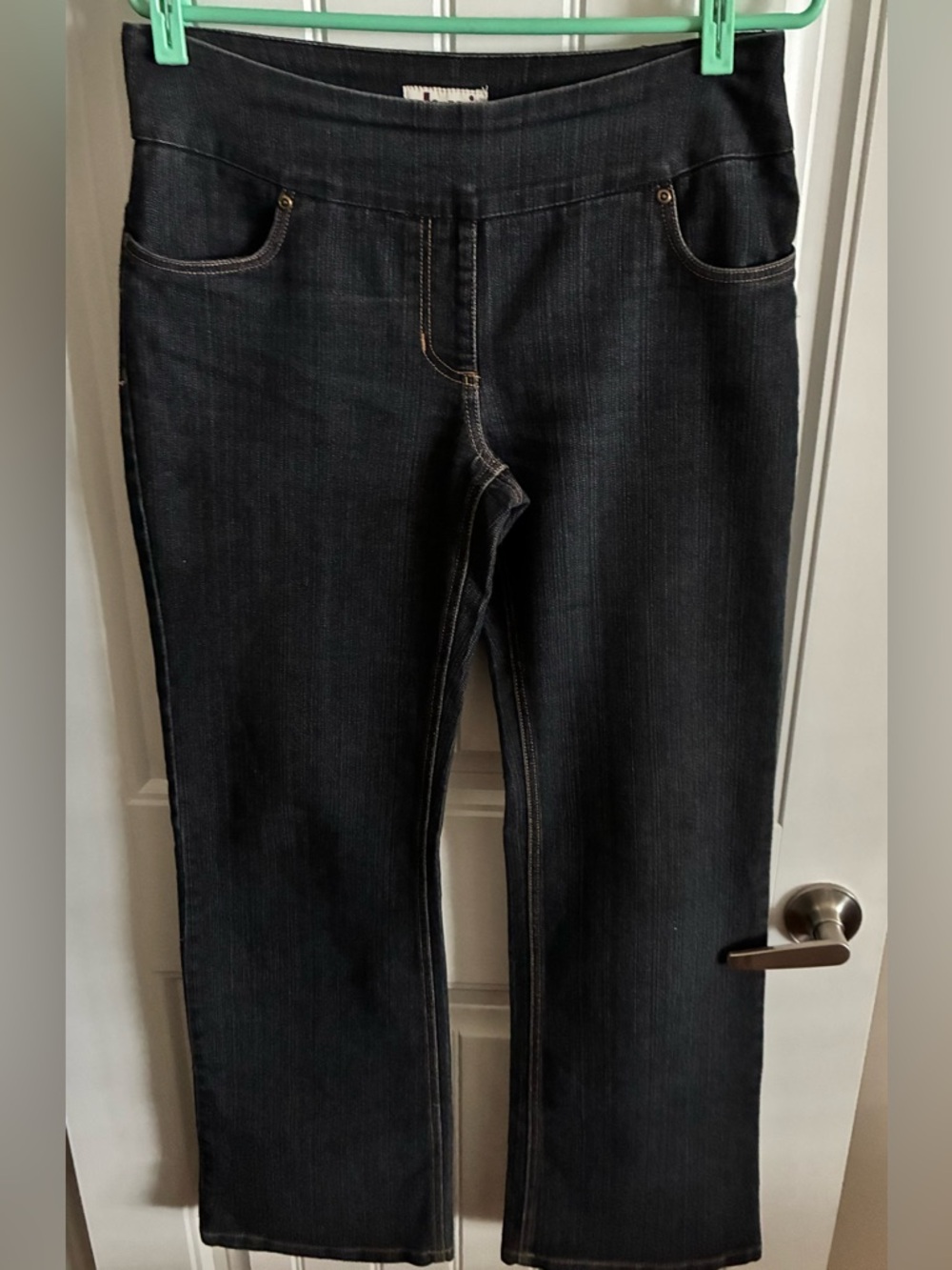 Dark Indigo Wide Leg Jeans for Women - Flare & Comfortable Fit